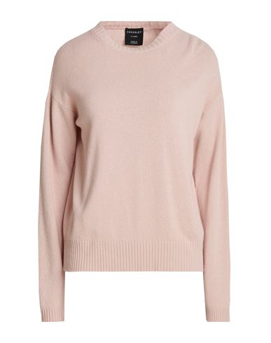 Crossley Woman Sweater Light Pink Size S Cashmere