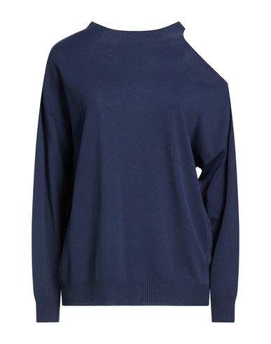 King Kong Woman Sweater Navy Size S Viscose, Polyamide In Blue