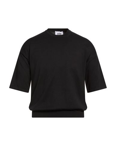 Alpha Studio Man Sweater Black Size 42 Cotton