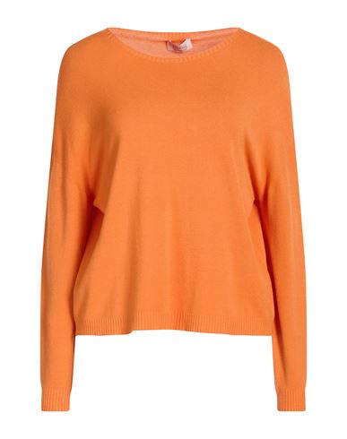 Le Streghe Tricot Woman Sweater Orange Size Onesize Viscose, Polyamide