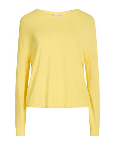 Le Streghe Tricot Woman Sweater Yellow Size Onesize Viscose, Polyamide