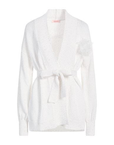 Strickjacke Damen Elfenbein ONESIZE Damen