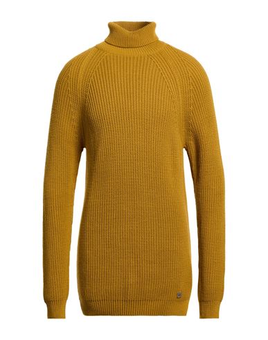 Bl.11  Block Eleven Bl.11 Block Eleven Man Turtleneck Mustard Size Xxl Acrylic In Brown