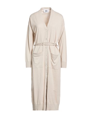Alpha Studio Woman Cardigan Beige Size 8 Cotton In Neutral