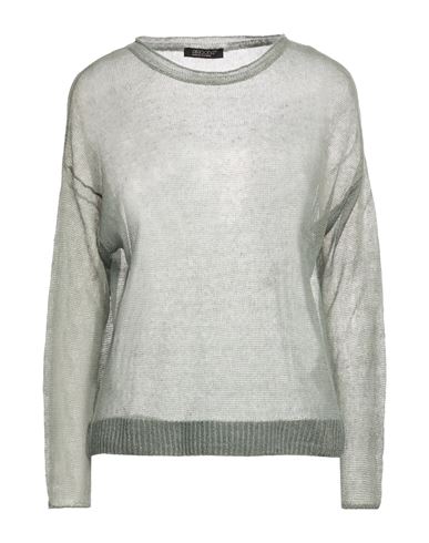 Aragona Woman Sweater Sage Green Size 8 Linen