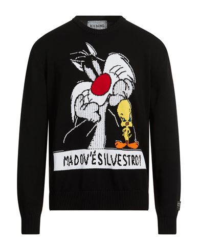 Pullover Herren Schwarz L Herren