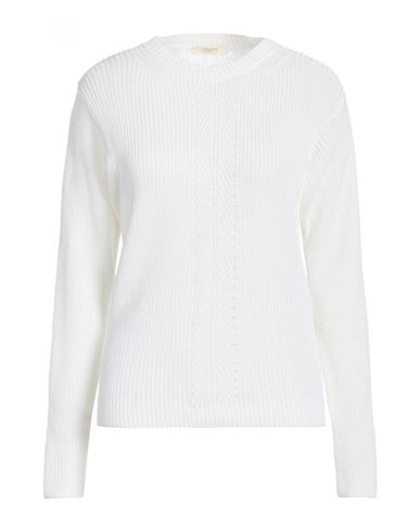 Zanone By Slowear Woman Sweater White Size 8 Linen, Cotton