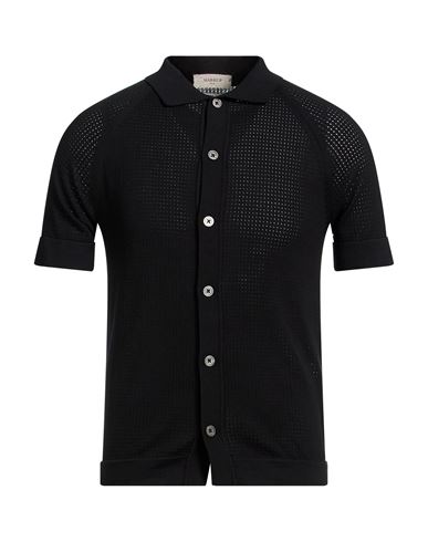 Markup Man Cardigan Black Size Xxl Cotton