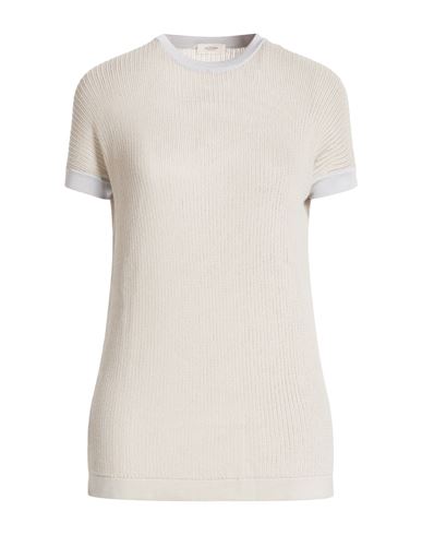 Agnona Woman Sweater Light Grey Size S Cashmere, Silk In Gray