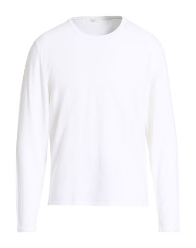 Become Man Sweater Ivory Size 36 Cotton In White