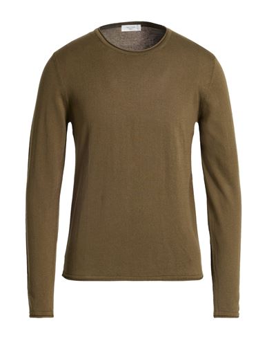 Become Man Sweater Military Green Size 42 Cotton