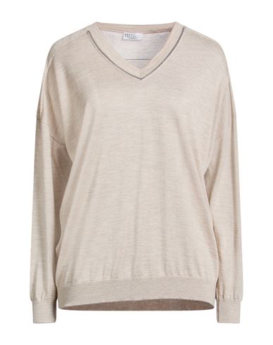 Pullover Damen Beige L Damen
