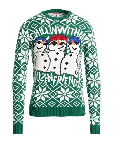 Pullover Herren Grün S Herren