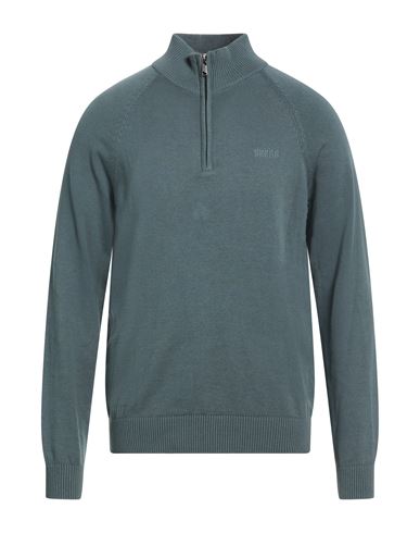 Ferre' Man Sweater Grey Size Xxl Cotton In Green