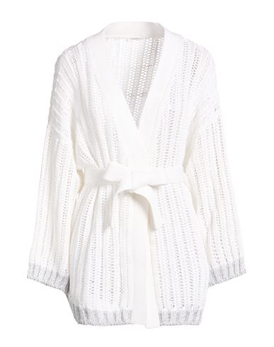 Strickjacke Damen Weiß L Damen