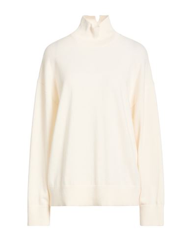 Rollkragenpullover Damen Cremeweiß L,M Damen