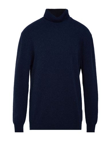 Wool & Co Man Turtleneck Navy Size Xxl Wool