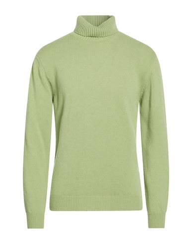 Wool & Co Man Turtleneck Military Green Size L Wool