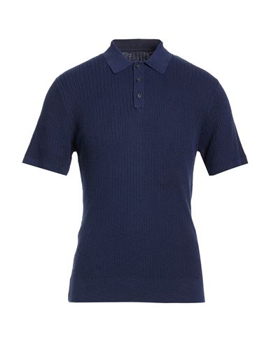 Edmmond Studios Man Sweater Navy Size Xxl Cotton In Blue