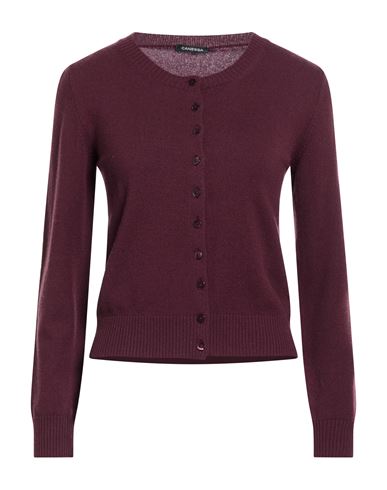 Canessa Woman Cardigan Plum Size 0 Cashmere In Purple