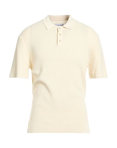 Edmmond Studios Man Sweater Ivory Size Xxl Cotton In White