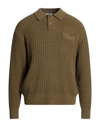 Pullover Herren Militärgrün M Herren