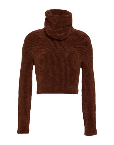 Rollkragenpullover Damen Braun 30,32,34,36,38 Damen