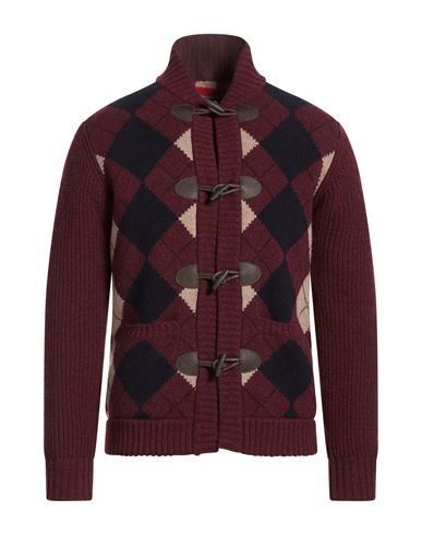 Peuterey Man Jacket Burgundy Size M Wool In Red