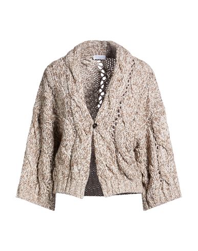 Strickjacke Damen Beige S Damen