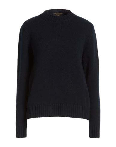 Moorer Woman Sweater Midnight Blue Size 4 Wool, Cashmere