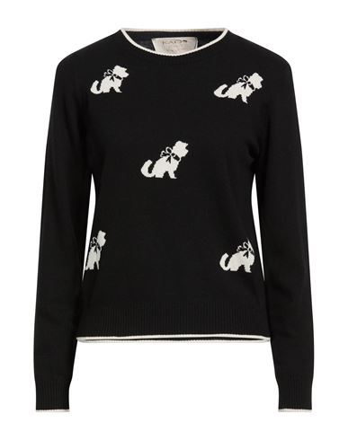 Kaos Jeans Woman Sweater Black Size L Polyamide, Wool, Viscose, Cashmere