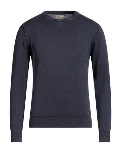 Yes Zee By Essenza Man Sweater Navy Size 3xl Cotton In Blue
