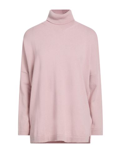 Natan Woman Turtleneck Antique Rose Size 2 Wool, Cashmere In Pink
