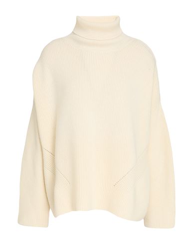 Rollkragenpullover Damen Cremeweiß M/L Damen