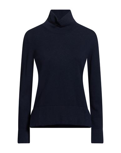 Natan Woman Turtleneck Midnight Blue Size 3 Wool, Cashmere