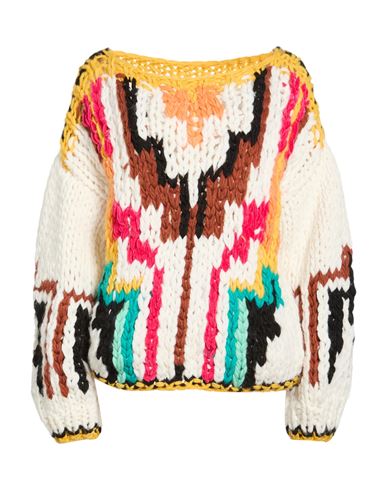 Pullover Mujer Blanco 1 Mujer