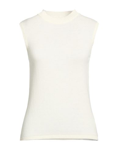 Eleventy Woman Sweater Ivory Size Xl Cashmere In White