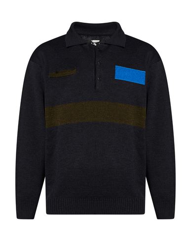 Gr10k Man Sweater Charcoal Size L Wool, Acrylic In Gray