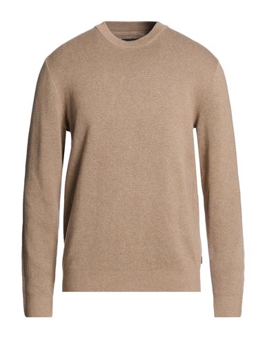 Jack & Jones Premium Man Sweater Light Brown Size Xxl Organic Cotton, Cotton In Sand