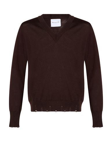 Marsēm Man Sweater Chocolate Brown Size L Wool