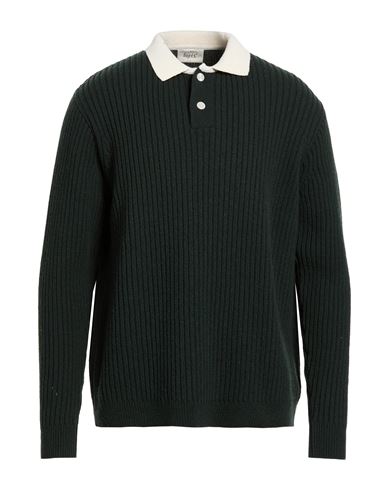 Pullover Hombre Verde oscuro S Hombre