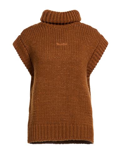 Rollkragenpullover Damen Braun S Damen