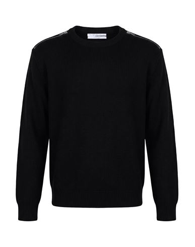 Ranra Man Sweater Black Size Xl Virgin Wool, Nylon