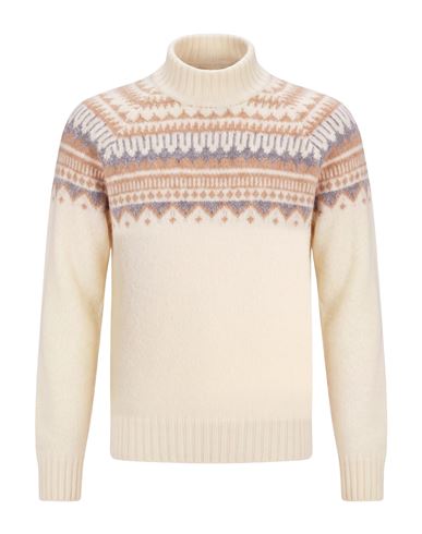 Rollkragenpullover Herren Cremeweiß 50,54 Herren