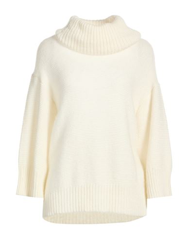 Rollkragenpullover Damen Cremeweiß L,M,XS Damen