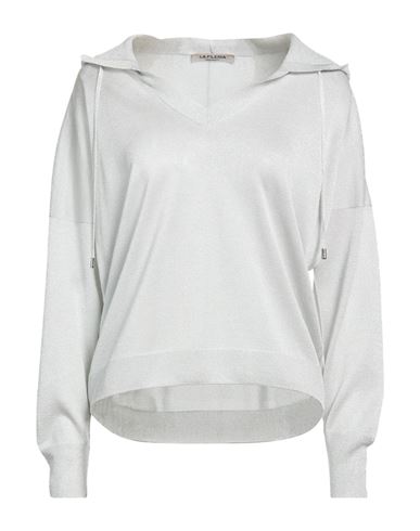 La Fileria Woman Sweater Light Grey Size 8 Viscose, Metal Fiber In Gray
