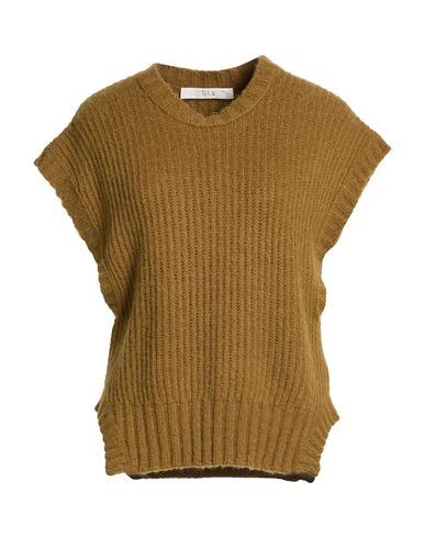 Tela Pullover Mujer Caqui M Mujer