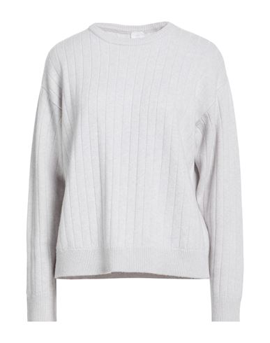 Eleventy Woman Sweater Light Grey Size L Wool, Cashmere, Polyamide In Gray