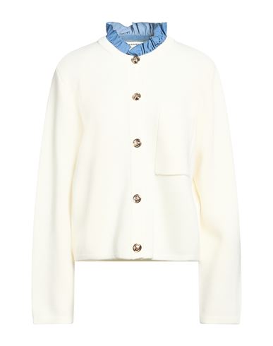 Strickjacke Damen Elfenbein 3 Damen