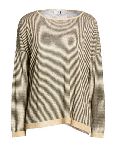 Alessandro Aste Woman Sweater Charcoal Size Xl Linen In Multi